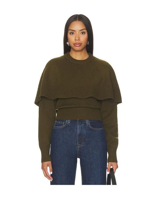 Ronny Kobo Green Evian Knit Sweater