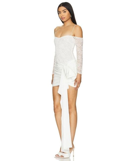 Nbd White Najma Mini Dress