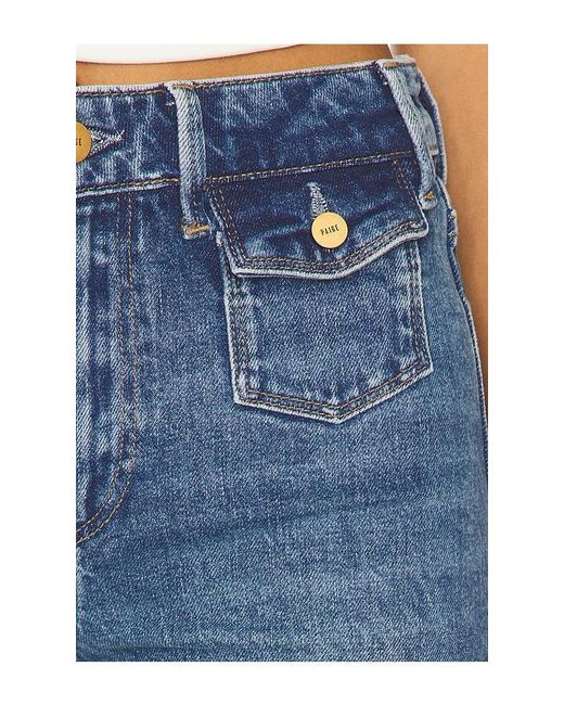PAIGE Blue Leenah Wide Leg Jeans