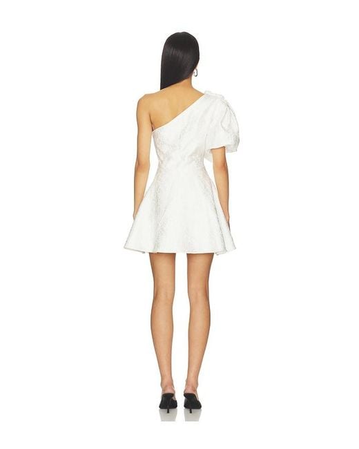 Elliatt White Saffron Asym Mini Dress