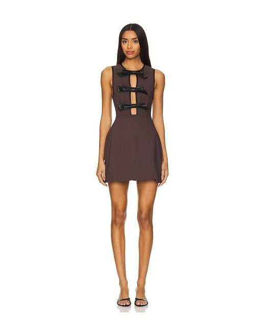 WeWoreWhat Multicolor Piped Peplum Mini Dress