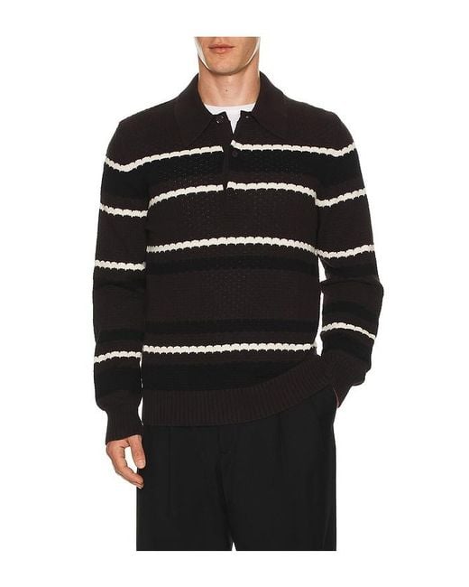NN07 Black Alfie Polo for men
