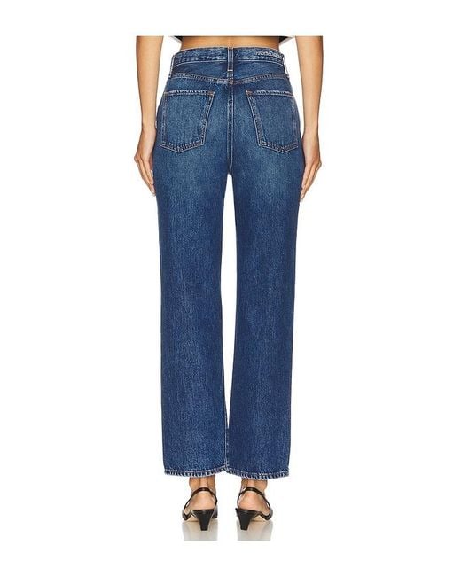FAVORITE DAUGHTER Blue The Otto High Rise Boyfriend Ankle