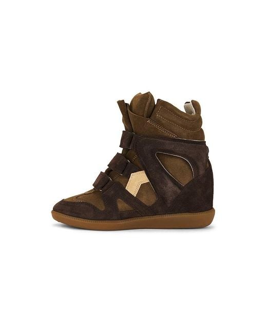 Isabel Marant Brown Bekett Sneaker