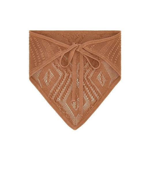 Devon Windsor Brown Crochet Bandana