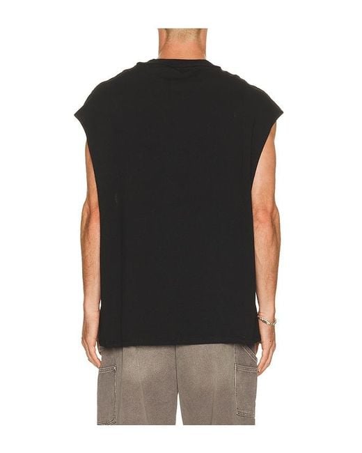 True Religion Red Cut Off Logo Tee for men