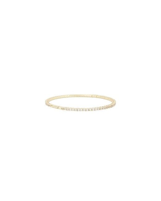 Shashi Black Bianca Flexi Bangle Bracelet