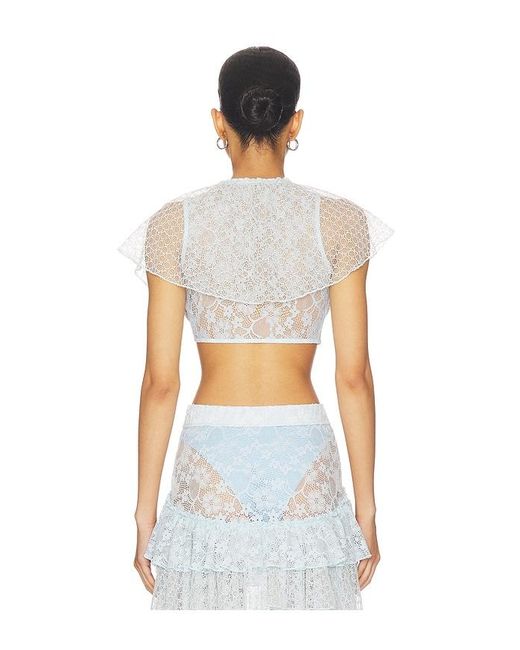MY BEACHY SIDE White Lotus Top