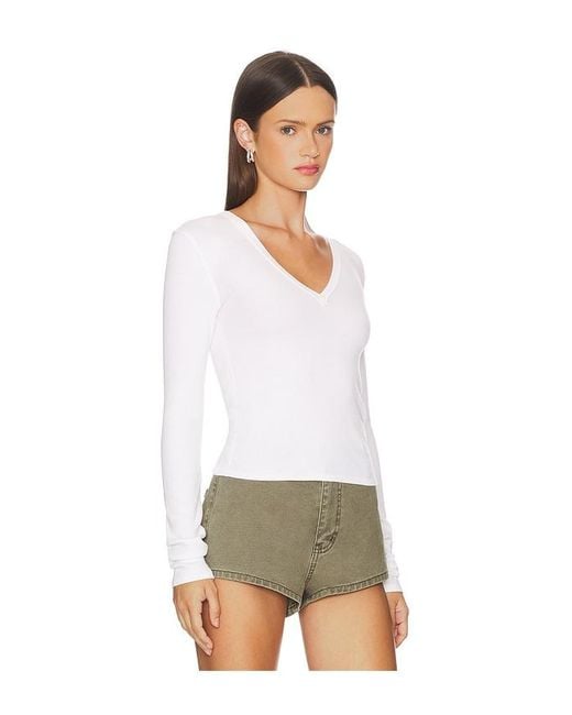 Free People White X We The Free Neria Long Sleeve