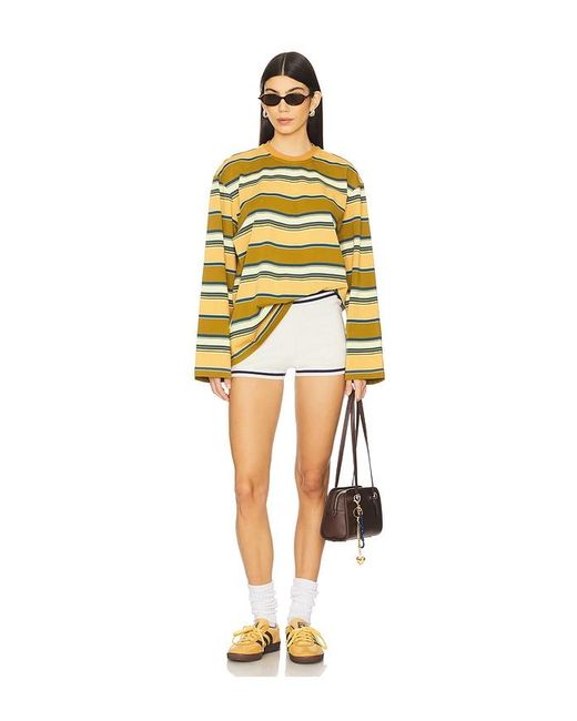 Lovers + Friends Yellow Ella Top