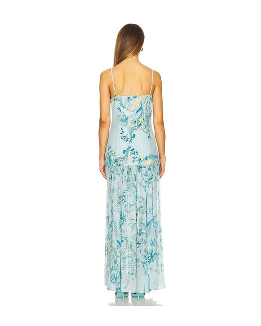 Hemant & Nandita Blue Maxi Dress