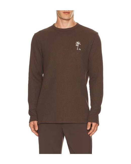 Travis Mathew Brown Souvenir Stand Sweater for men