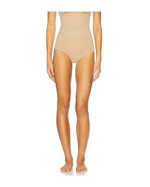 Yummie White Seamless Solutions High Waist Shaping Brief