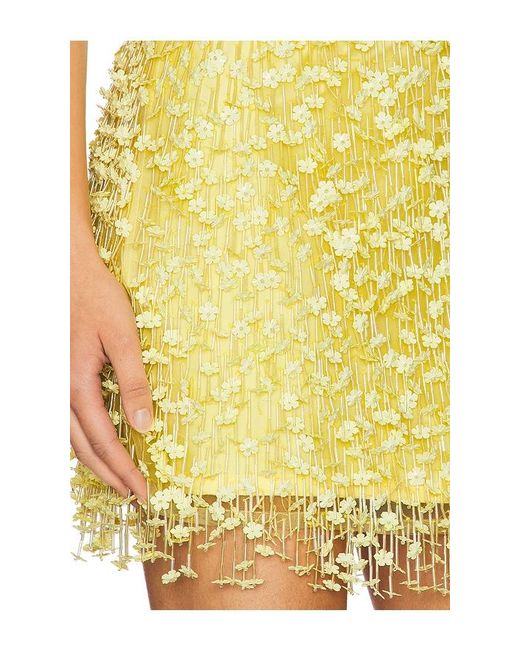 Mariandree Gaitan Yellow Paula Mini Skirt