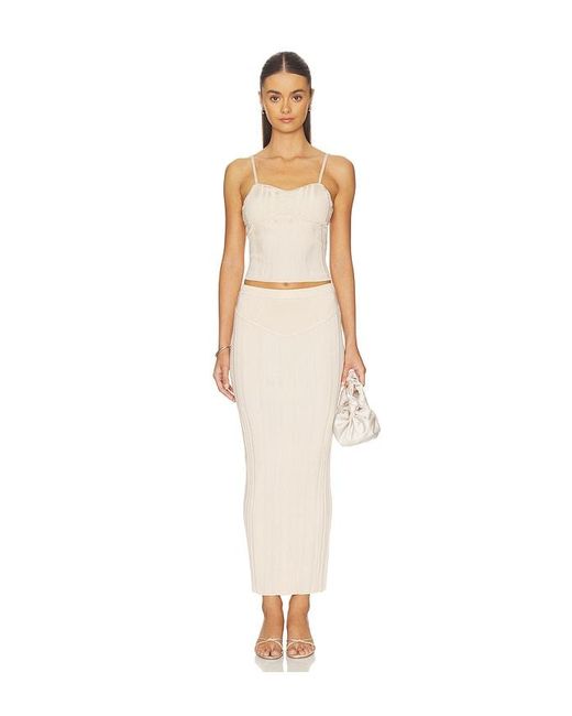 Fleur du Mal Natural Rib Darted Cami Top