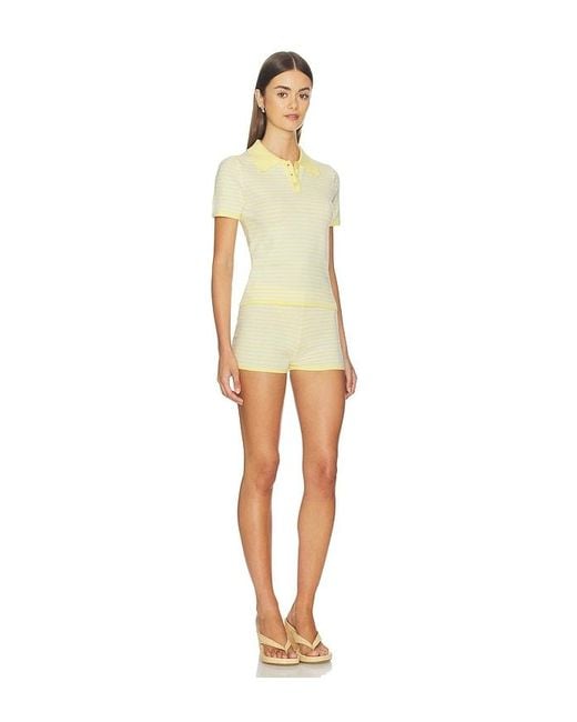 ALL THE WAYS Natural Rachel Knit Short Set