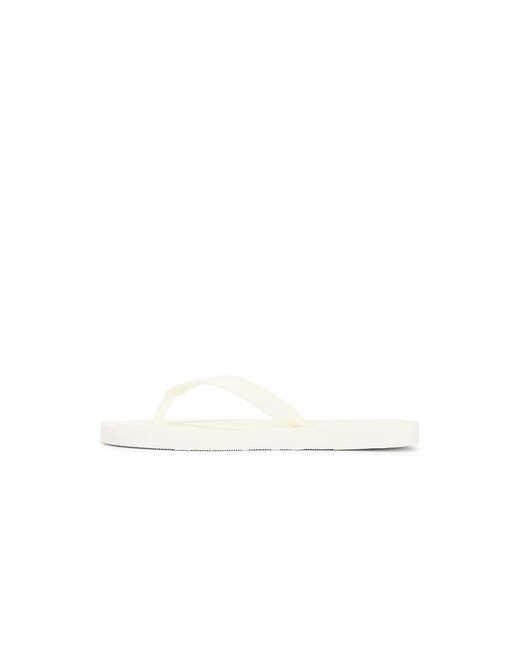 Tory Burch White Kira Padded Flip Flop
