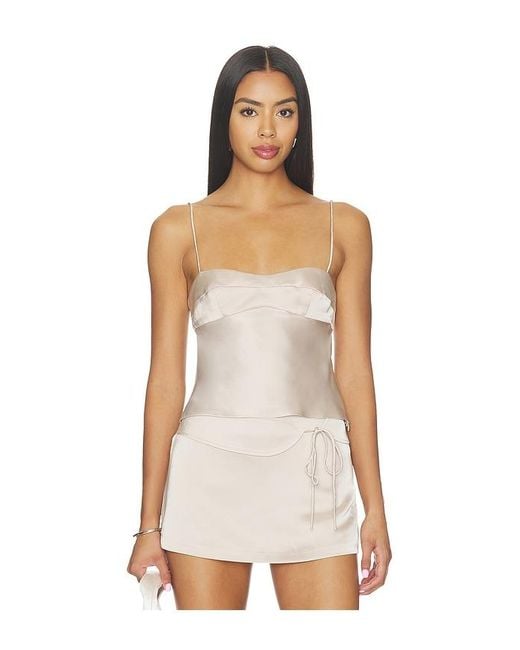 Amanda Uprichard White Jamie Top