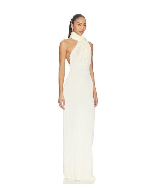 AYA MUSE White Thea Maxi Dress