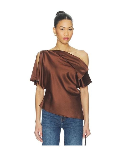 Lovers + Friends Blue Margo Top