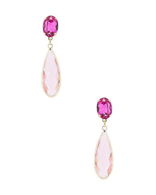 Anton Heunis Multicolor Omega Clasp Colour Drop Earrings
