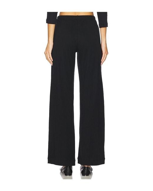 Leset Black Pointelle Boxer Pant