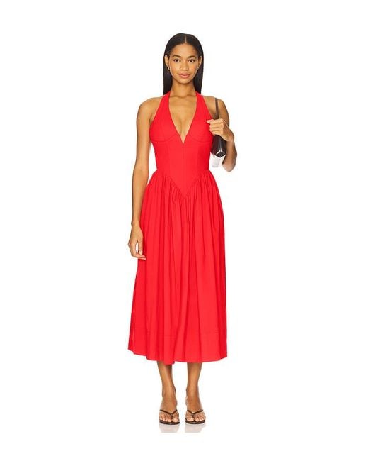 Ronny Kobo Red Filippa Dress