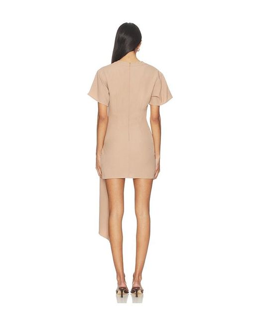 superdown Natural Kirana Wrap Front Dress