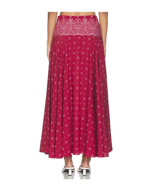 Devon Windsor Red Rylie Skirt