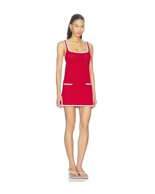 SER.O.YA Red Brianna Dress
