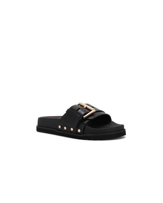 AllSaints Black Ellie Stud Slider