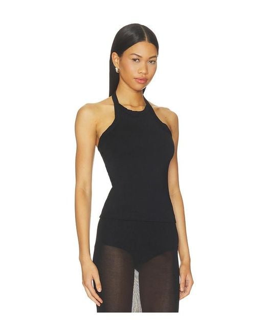 BARELOOM Black Midnight Halter Tank