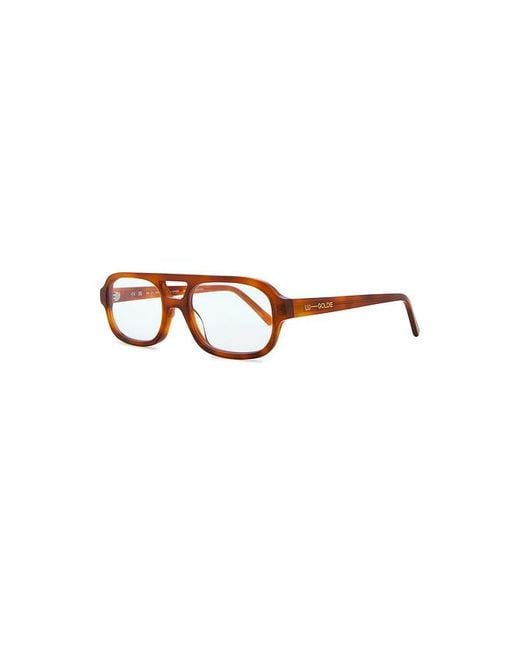Lu Goldie Orange Sofia Light Glasses