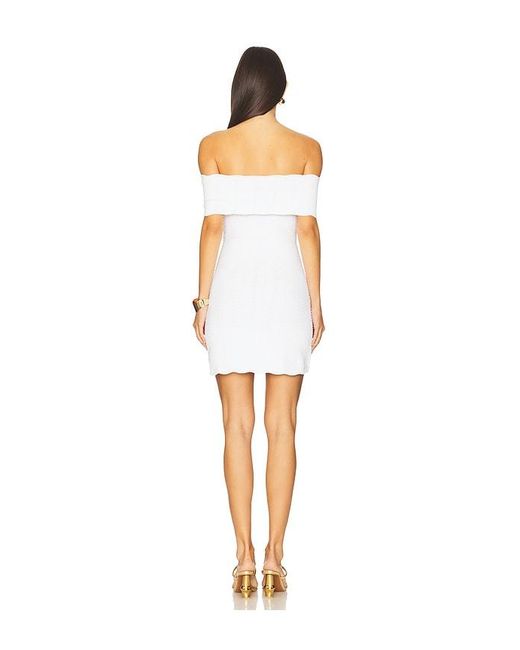 retroféte White Laighton Knit Dress