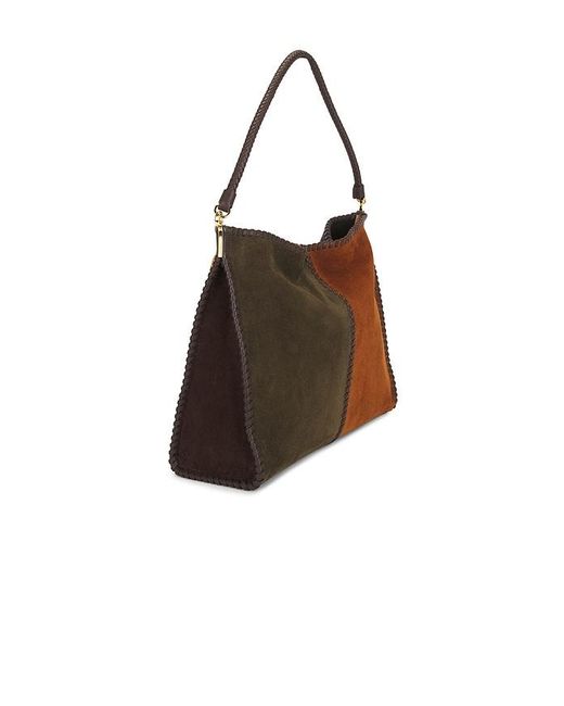 Veronica Beard Brown Colorblock Vida Bag