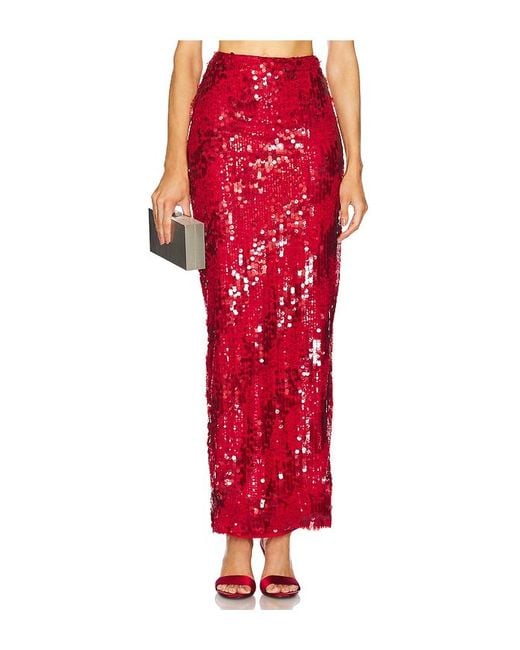 Michael Costello Marlene スカート Red