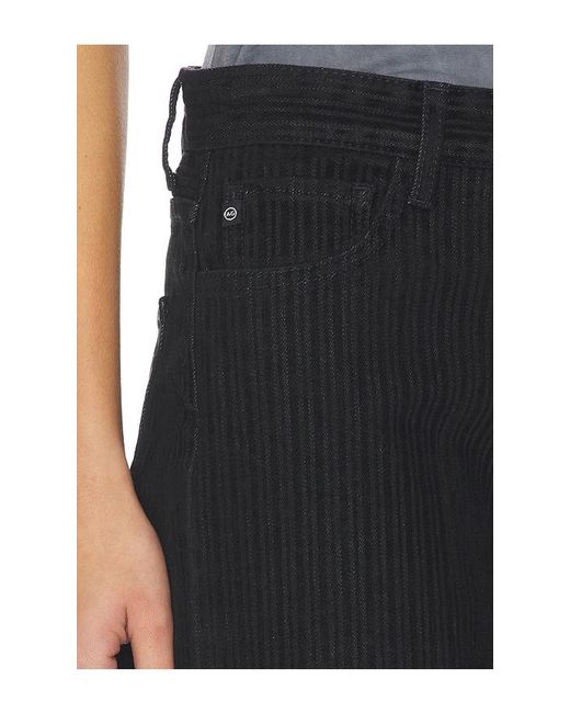 AG Jeans Black Saige Wide Jeans