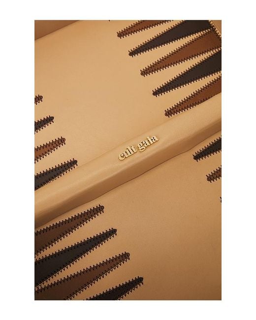 Cult Gaia White The Backgammon Clutch