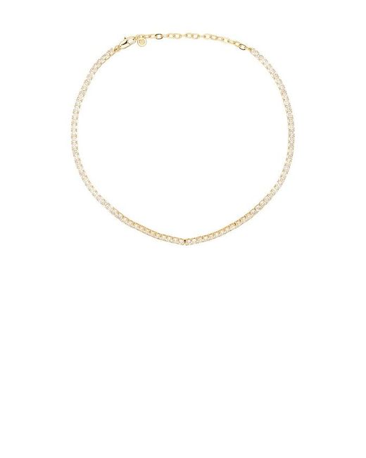 Ettika White Everyday Tennis Necklace