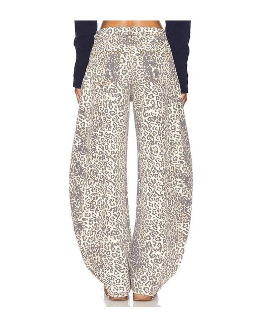 Lioness White Horseshoe Jeans