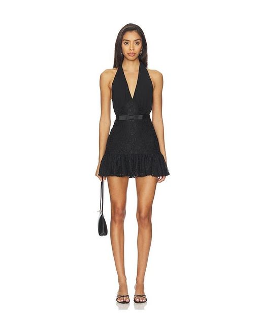 Lovers + Friends Black Joanna Mini Dress
