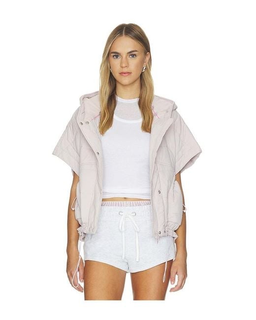 Free People White X Fp Movement Happy Trails Poncho