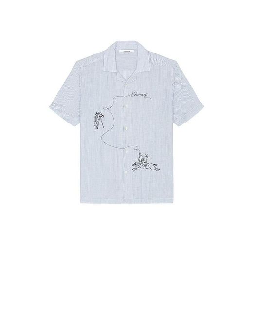 Edmmond Studios White Western Shirt for men