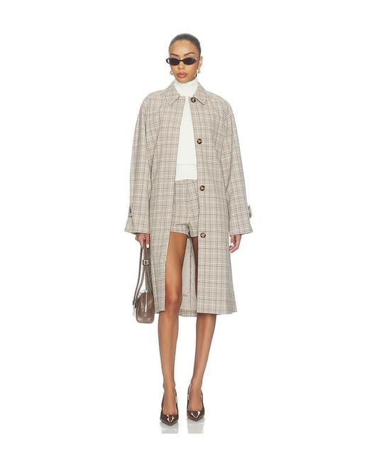 Lovers + Friends Natural Bradley Coat