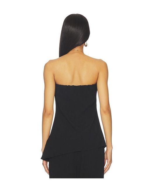 SOVERE Black Aine Top