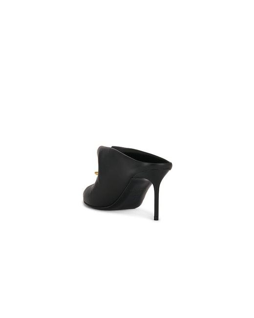 Balmain Black Pantolette Piercing