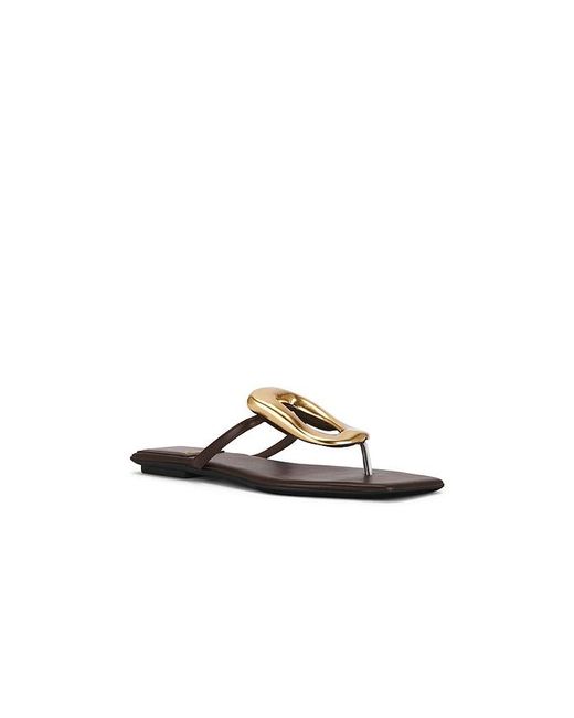 Jeffrey Campbell Black Linques 2 Flat Sandal