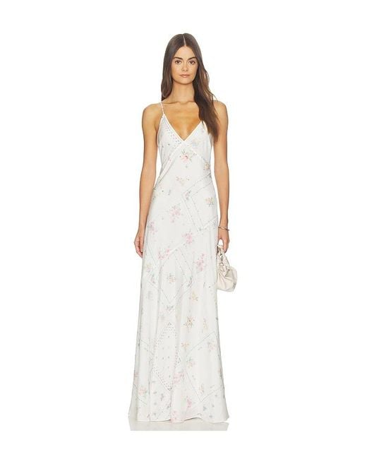 LoveShackFancy White Castilla Dress