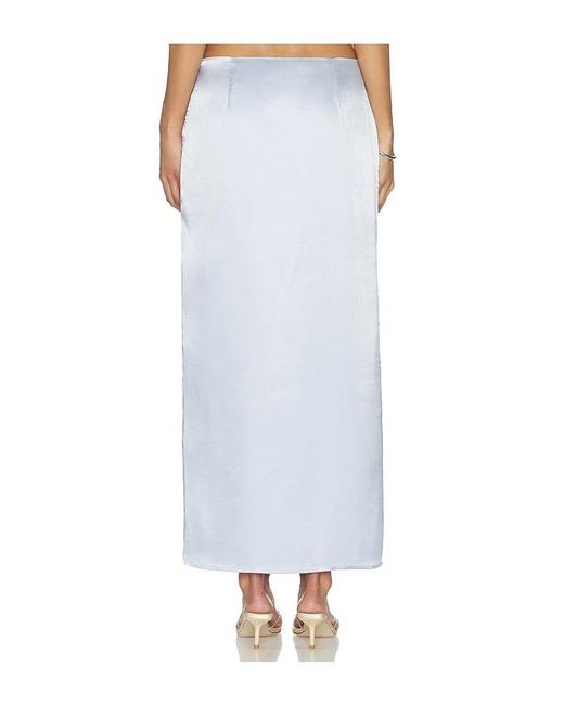 MORE TO COME Blue Flyn Maxi Skirt