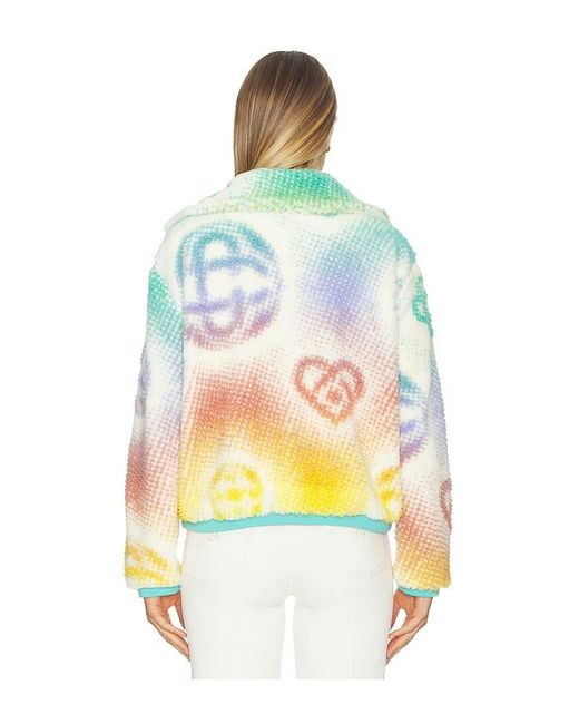 Casablanca White Monogram Fleece Jacket